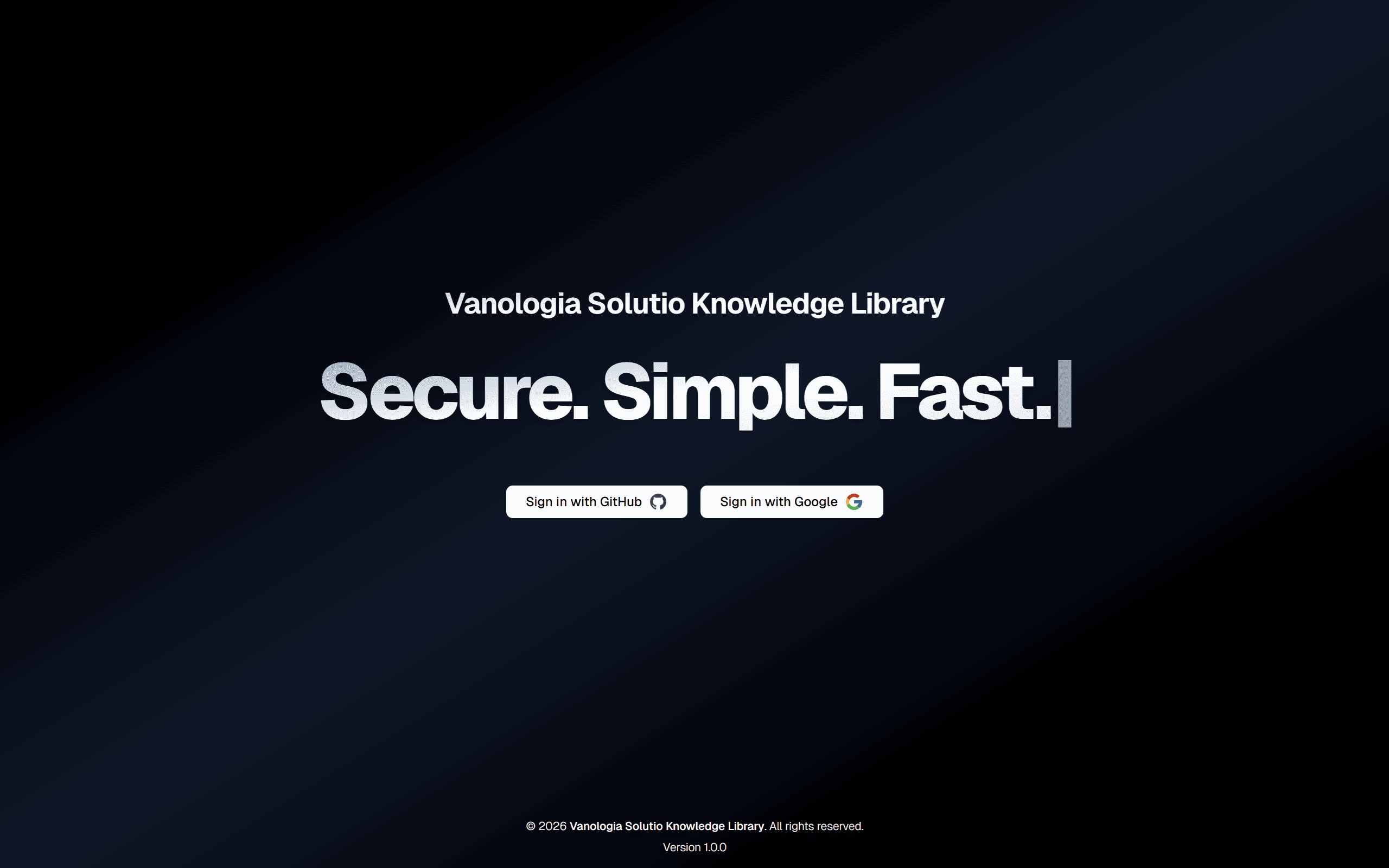 Vanologia Solutio Library